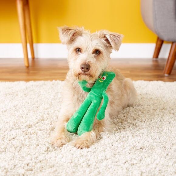 Multipet Gumby Plush Squeaky Dog Toy New - Picture 1 of 6